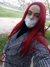 HANNE-Peluca de fiesta larga y recta para mujer, color rojo/Verde/azul/morado, fibra resistente al calor, aspecto Natural