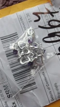Zircon Bracelet Jewelry Engagement DOTEFFIL Purple 925-Sterling-Silver Heart Women 