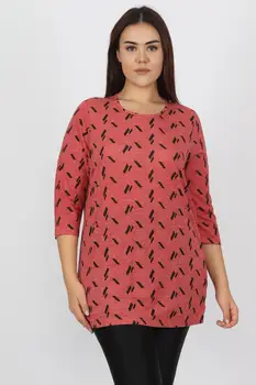 

Sans Textile Women 'S Khaki Cotton Fabric Printed Blouse 65 N15571