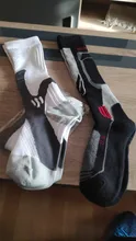 Calcetines térmicos y gruesos de algodón para hombre y mujer, para esquí, ciclismo, esquí, fútbol, calentadores de piernas, Invierno