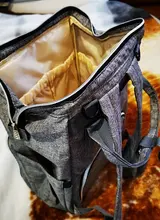 Insular-Mochila para pañales, bolso para cochecito de gran capacidad para mamá, bolsa multifunción para bebé, impermeable, organizador para pañales de viaje y aire libre