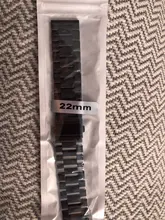 Pulsera de acero inoxidable para Samsung Galaxy watch, correa de metal para Samsung Gear S3 Frontier de 46mm y 42mm