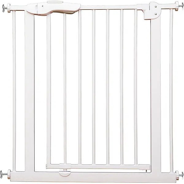 Барьер-калитка для дверного проема Baby Safe XY-009, 75-85 см, белый металл