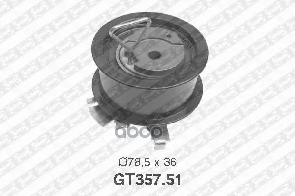 Gt357.51_ролик Натяжной Ремня Грм! Audi A2/A3/A4, Vw Bora/Golf 1.4-2.0tdi 00 Ntn-Snr Gt35751 NTN-SNR арт. GT35751