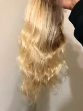 Nadula-pelucas de cabello humano Rubio degradado, peluca completa de encaje prearrancado con pelo de bebé, peluca con malla Frontal 13x 4/360, peluca Frontal de encaje T4/613