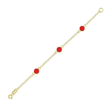 

Red-Eyed Gold Child Wristbands 01-660-CSR079