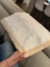 Manta para bebé de 120x100cm, edredón con flecos, pompón para recién nacido, manta de muselina para Baño