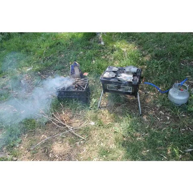 Portable Gas Smokeless Grill  3