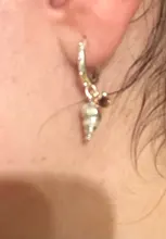 2020 nuevo gran oferta Plata de Ley 925 100% auténtica pendiente de caracola para las mujeres, joyería, regalo de fiesta de boda de compromiso