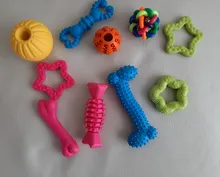 Pet-Toys Dog Toy Puppy Rubber-Resistance Chew Small Dogs Teeth-Cleaning Bite 10PCS 