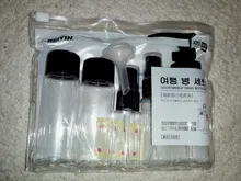 7 Uds Mini viaje maquillaje cosmética rostro crema bote botellas plástico transparente viaje accesorios vacío maquillaje contenedor botella