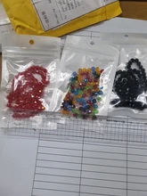 3 4 6 8mm espaciador redondo perlas de vidrio para fabricación de joyería Diy accesorios de colores de cristal facetado perlas al por mayor Z174