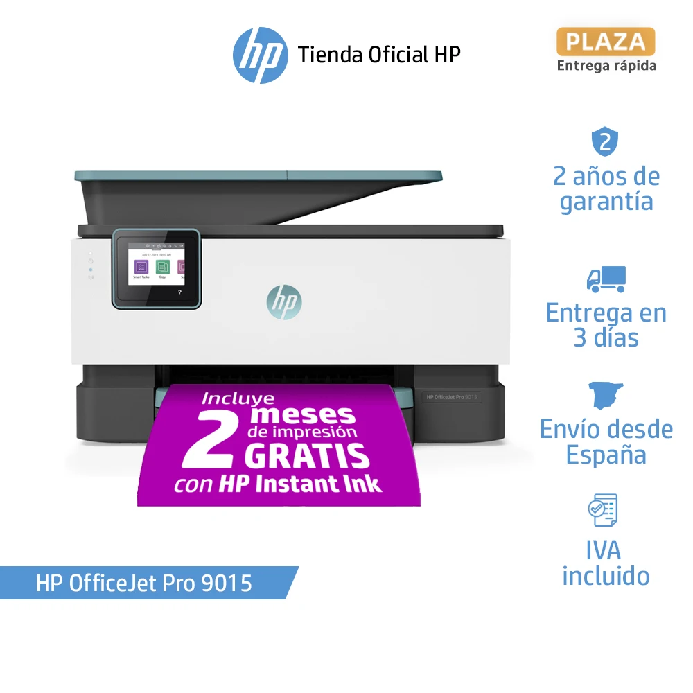 Impresora multifunción HP OfficeJet Pro 9015, 9020 y 9022 Impresión,  escaneado a doble cara, Wi Fi, Compatible con Instant Ink|Impresoras| -  AliExpress