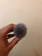 1PC profesional de los hombres brocha de afeitar con mango de madera de Nylon puro para hombres de limpieza de máscara cosméticos herramienta