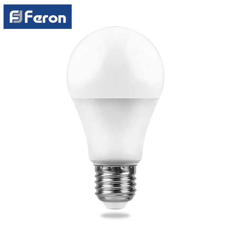 Лампа светодиодная Feron А60 Шар E27 7W 10W 12W 15W 20W 25W 2700K 4000K 6400K|Светодиодные лампы и