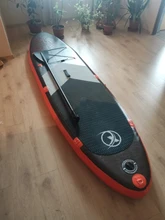 Tabla de paddel surf y SUP con kit de reparación, juego con bolsa, aleta, remo, bomba de aire, correa de pie