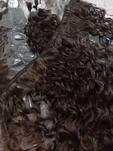 Anjo Plus RYLAI-extensiones de pelo rizado mechones, pelo sintético, 300g, para cabeza completa, 26-30 pulgadas, negro, marrón, degradado