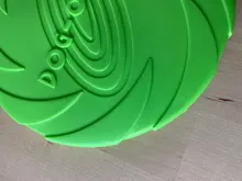 Mordedores de juguete para perros, discos voladores interactivos de goma suave, resistente a mordeduras, productos para entrenamiento de mascotas, 1 unidad