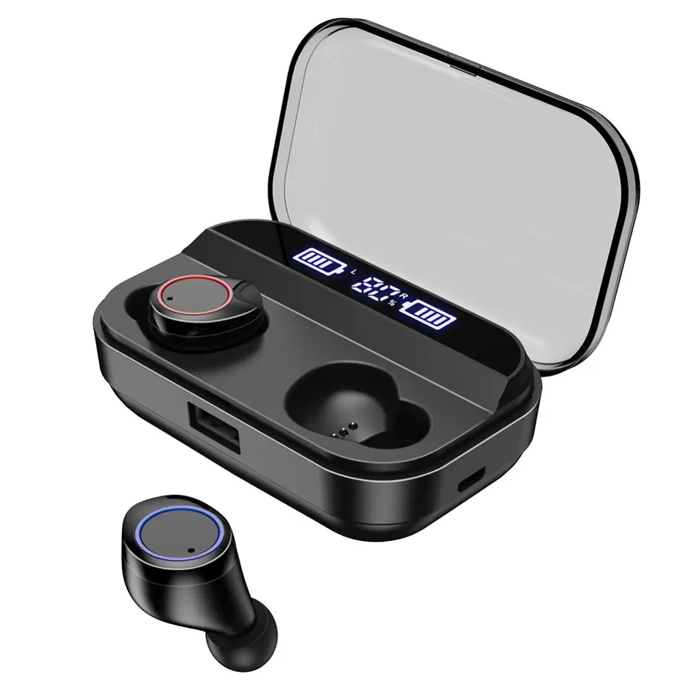 

X11 tws wireless Bluetooth headset with power display touch control Dual digital in-ear 5.0 Mini headset Charging Box Cordless