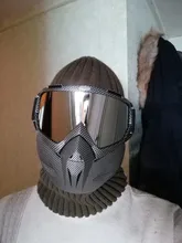 BOLLFO-Gafas de esquí para Snowboard, gafas de esquí para nieve, a prueba de viento, gafas de vidrio para Motocross con filtro para la boca