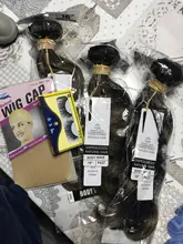 Beaudiva destacar P4/27 mechones con cierre de la onda del cuerpo de mechones con cierre extensiones de cabello recto mechones con cierre T parte