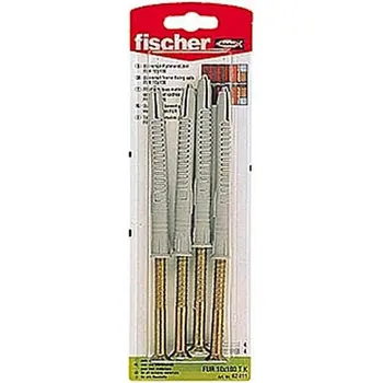 

TACO FIJ 10x080MM FISCHER PL FUR SS 50 PCs 88776 screw SEG