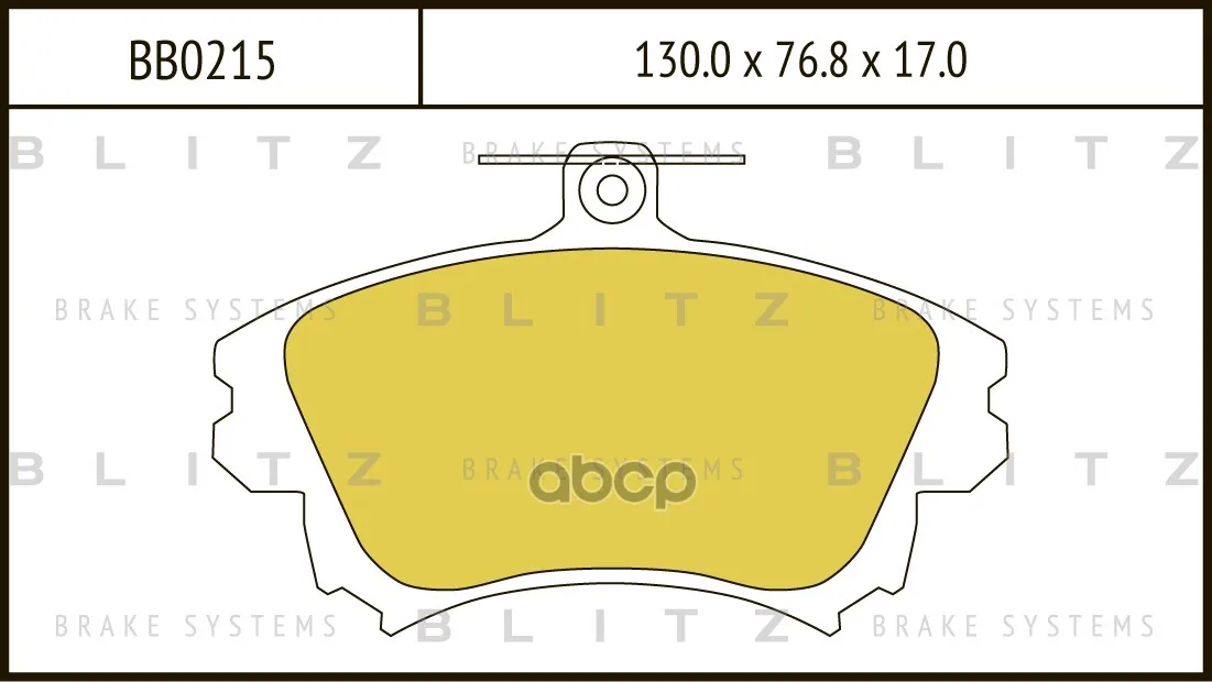 Колодки Тормозные Дисковые Volvo S40/V40 97- Blitz арт. BB0215