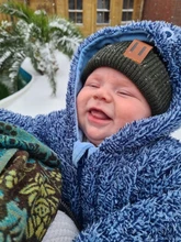 Sombrero de bebé en 9 colores S/L para niño y bebé, gorro de invierno cálido para niño, gorrito de punto para niño, gorra de bebé para recién nacido, 1 ud.