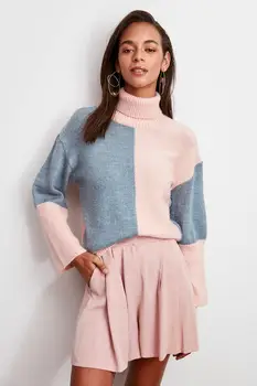 

Trendyol With Color Block Sweater Pullover TWOAW20KZ1273