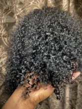 Cynosure-pelucas de cabello humano con encaje frontal para mujeres negras, Remy, rizado, brasileño, prearrancado, cierre de encaje, 13x4/13x6