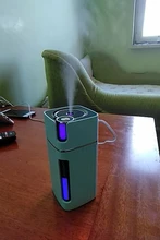 Humidificador de aire inteligente, difusor ultrasónico de vapor frío con luz LED de Color para oficina y coche, fabricante de niebla