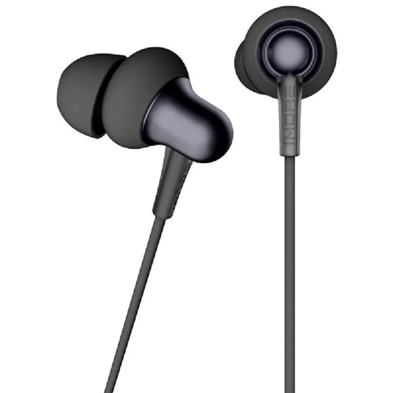 Xiaomi 1more stylish dual dynamic in ear e1025 Black|Earphones| - AliExpress