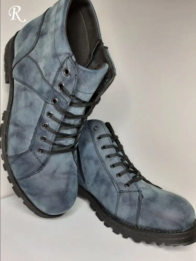 メンズ冬のシューズブーツ冬靴男カジュアル黒ブラウン新ファッション紳士服ドレスジーンズ手作り ベーシックブーツ Aliexpress