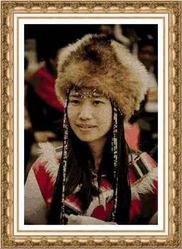 

CROSS STITCH KIT PANDATHREAD Ethnic and Tribes 1708