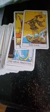 Cartas de tarot rider para adivinación, uso personal, cubierta de tarot, versión completa en inglés, gran oferta
