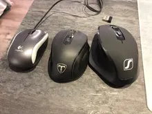 SeenDa-Ratón inalámbrico recargable de 2,4G, dispositivo de punteo de 6 botones para Gaming, ordenador portátil, receptor USB, silencioso con clic