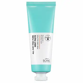 

Clay mask paste for cleansing pore scinic all day fine pore mint paste