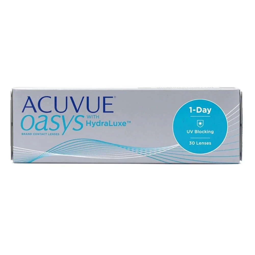 Оригинальные Контактные линзы Johnson &amp 1-Day ACUVUE Oasys with Hydraluxe 30 шт | Красота и здоровье