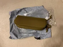 Estuche para gafas de sol de caza al aire libre, estuche militar Molle, caja de almacenamiento para gafas de nailon 1000D