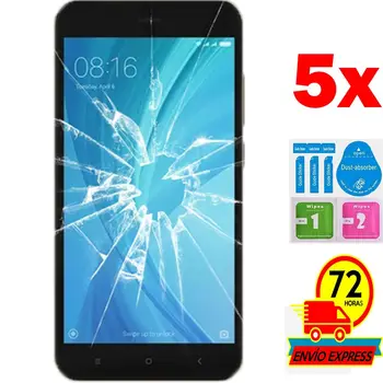

5x Protectors Screen Tempered Glass for for Xiaomi Note Redmi 5A (Not Full SEE INFO) KIT