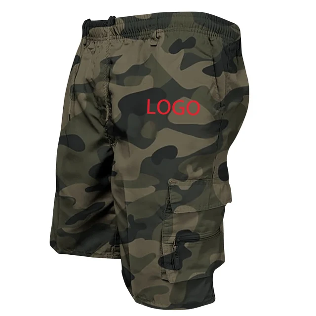 2022 Summer Men's Cargo Shorts Bermuda Cotton High Quality Hot Sale Army Military Multi-pocket Casual Male's Outdoor Short Pants 4 Custom logo