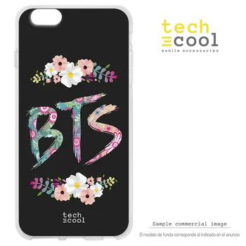 

FunnyTech®Stand case for Samsung Galaxy J6 2018 L music band Silicone BTS fund vers.2