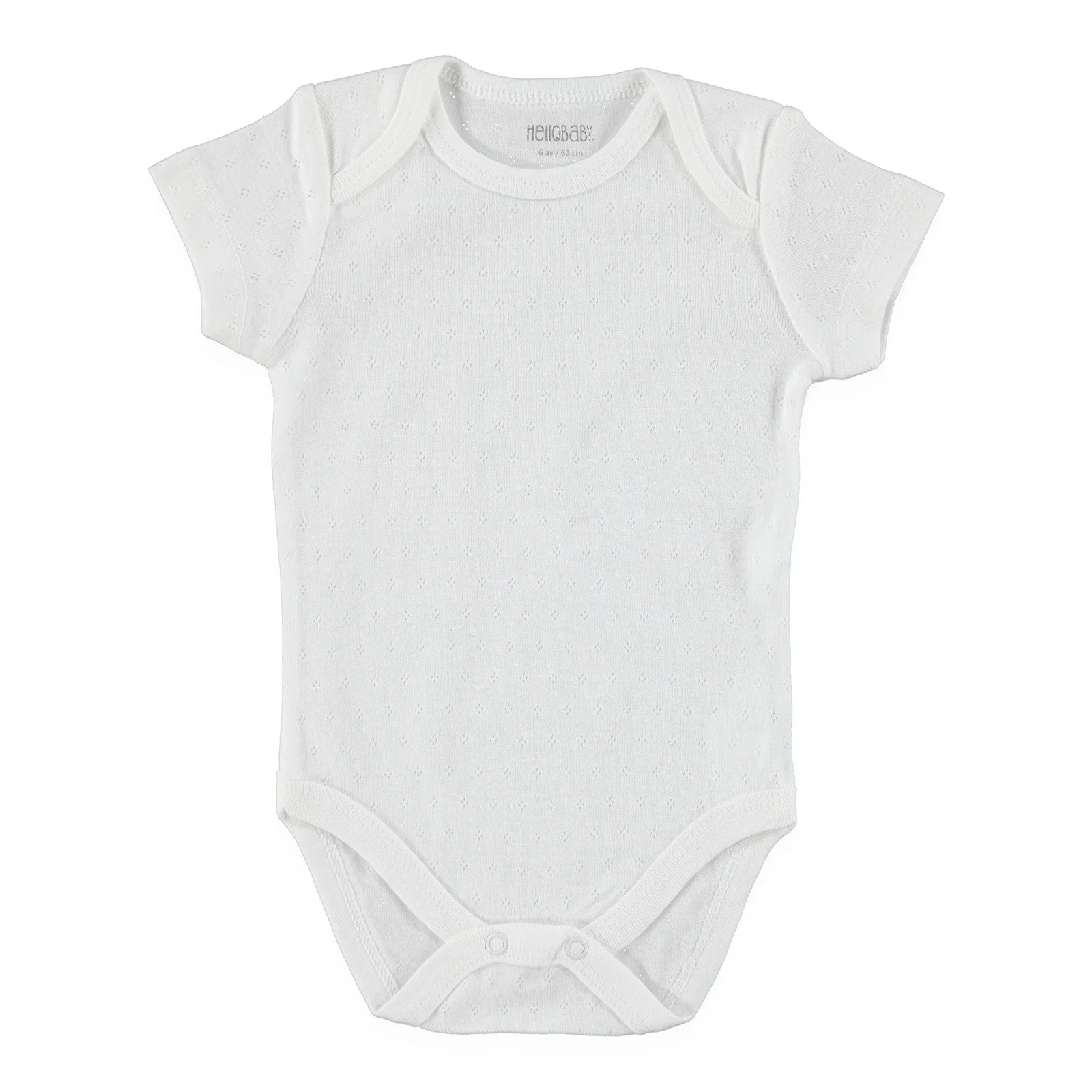 Ebebek HelloBaby/жаккардовое боди с короткими рукавами для маленьких