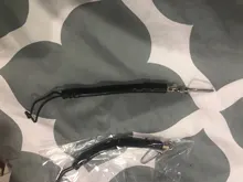 Cuerda elástica de goma para pesca submarina, 5x10mm, con broche, línea de tiro con giratorio de cobre