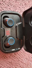 Auriculares TWS con Bluetooth 5,0, cascos inalámbricos con cargador de 3500mAh, estéreo 9D, deportivos, resistentes al agua, con micrófono