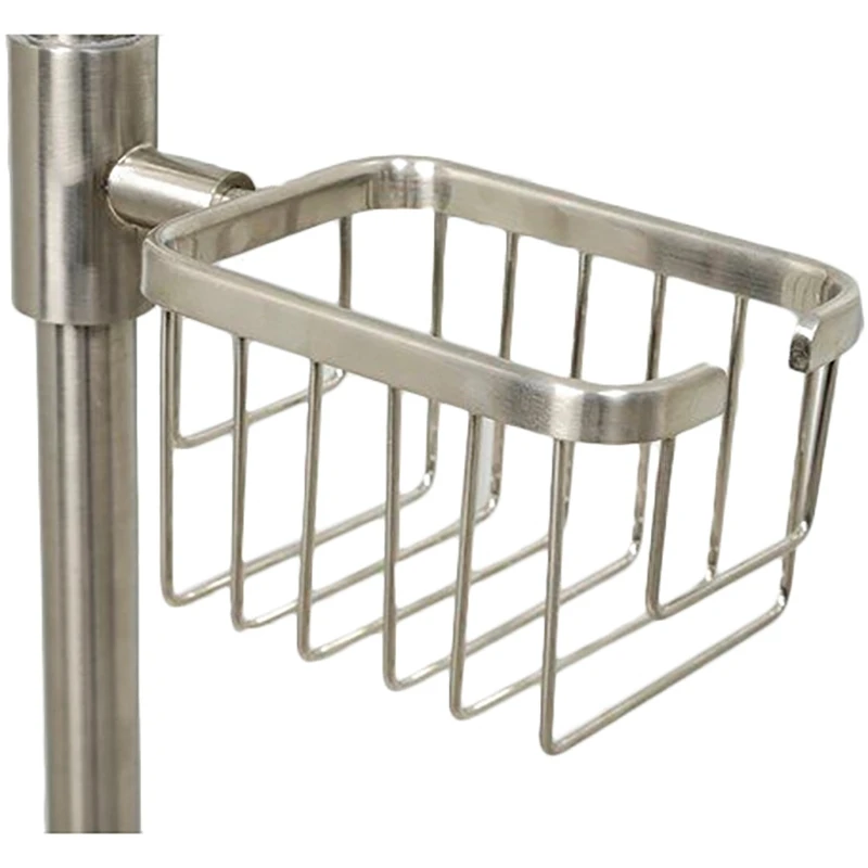 Душевой гарнитур WasserKRAFT A038 (3-функциональная лейка, шланг, насадка 25 см нержавеющая сталь, стойка 2,4 см)