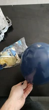 Marble Balloons Birthday-Party-Decor Graduation Baby Shower Wedding Silver Blue 40pcs