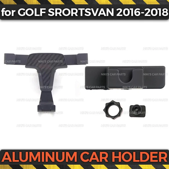 Алюминиевый Автомобильный держатель для Golf Sportsvan-, алюминиевый сплав, 1 комплект, украшение автомобиля, аксессуары для стайлинга, интерьер телефона