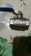 Female Straight Two-pieces Full Ports 304 Stainless Steel Ball Valve