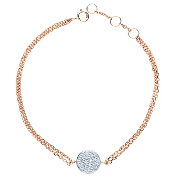 

Gold bracelet with diamonds sunlight sample 585